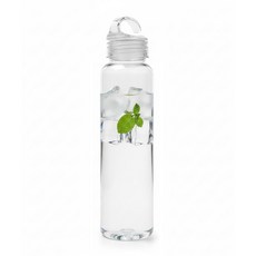 클리어 슬림 미니 물병 보틀 휴대용 러닝 등산 스포츠 국산 안심소재 BPAfree, 1개, 300ml, 슬림무지투명