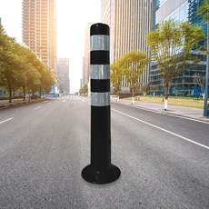 고휘도 반사 안전 차선규제봉, 블랙, 1개