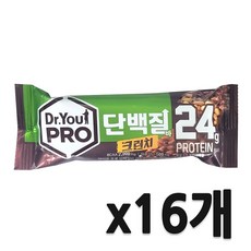 닥터유프로 단백질바 크런치, 70g, 16개