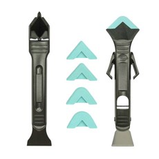 台灣製ORX矽利康刮刀抹刀組PW-121，耐熱不沾鍋刮刀，烘焙抹平工具，矽力康刮刀頭, 1個, 黑綠