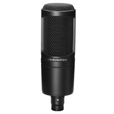 audio-technica 鐵三角 電容式麥克風, 黑色, AT2020
