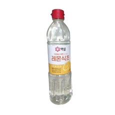 백설 지중해산 레몬으로 만든 레몬식초 900ml 식재료 대용량 식당 업소용 레몬소스