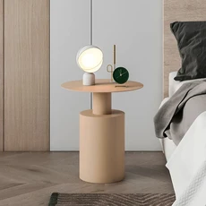 럭셔리 금속 소파 테이블 단조 다리미 미니멀리스트 원형 소형 커피 창의적인 책상, 01 40x40x50cm, 01 C