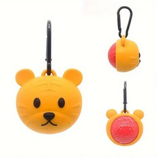 투솜 호랑이 골프공케이스 골프 볼파우치 골프파우치 1구 공주머니 골프주머니 공케이스, 1개