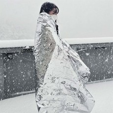 은박 보온 담요 1개입 응급체온조절 겨울 재난용품 생존키트 집회필수품