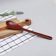 로즈우드 옻칠 타원형 볶음스푼 나무 볶음주걱 esc+0069oW