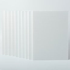 뮤즈 A4 재단 백색 폼보드 10T 210x300mm, 10개, 10mm