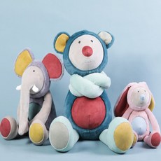 유후마켙 애착인형 이쁜인형, L(50cm):코끼리
