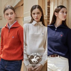 비버리힐즈폴로클럽 여성 울블랜디드 반집1193432 995816