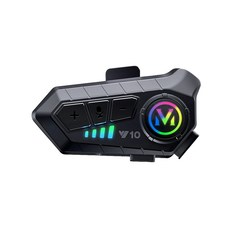 DTAudio DTA-Y10 安全帽藍牙耳機 通話降噪 IPX6防水, 黑色, Y10