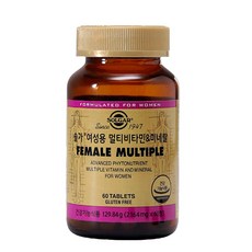 솔가 여성용 멀티비타민 & 미네랄, 60정, 1개