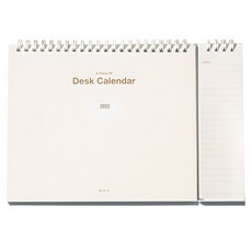 BeOnD 2025年一張桌曆, Ivory, 1個