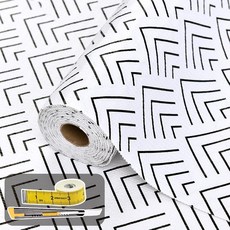 주방 캐비닛용 선반 라이너 비접착식 서랍 라이너 미끄럼 방지 두꺼운 선반 라이너 종이 강력하고 쉬운 세척 공구 상자 냉장고용 칼과 줄자 골드 화살표 30 x 1., Black Arrow