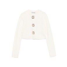 셀프포트레이트 버튼 장식 가디건