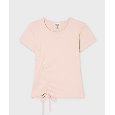 후아유 WHO.A.U [캘리걸]Ribbed Side String T-Shirt WHRAG2424F 134053