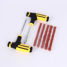 NW 타이어 펑크수리 세트 자동차 빵꾸때우기 지렁이 패치, one, 1개