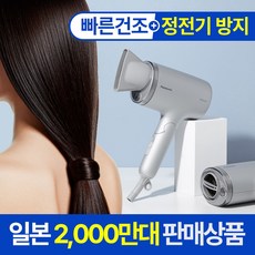 파나소닉 나노이 헤어 드라이기 음이온 수분 바람 두피 탈모 접이식 전문가용 가정용 EH-NA7M