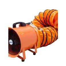 포터블 배풍기 작업용 냉각 시스템 밀폐공간 이동식 휴대용 환기팬 송풍, 200mm 팬