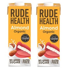 Rude Health 영국 루드헬스 올가닉 아몬드 우유 바리스타, 2개, 1L