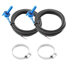 Pokin 520272 공기/물/태양열 온도 센서 6.1m(20피트) 케이블 프로브 풀/스파 교체 부품 자동화 제어 시스템 및 펌프 - 2팩, Pokin 520272 공기/물/태양열 온도 센서, 6