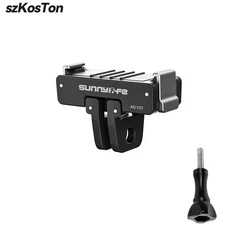 DJI OSMO Action 6용 마그네틱 어댑터 접이식 퀵 릴리스 플레이트 1/4 나사산 유니버설 포트, 02 B, 01 For Action 6 Nano