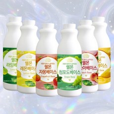 과일농축액 베이스 1kg 시럽 1개 국산 원액 에이드 카페 음료재료