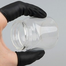 작업용 골무형장갑 손가락장갑 15p 블랙 얇은 공장 손지문, 색상, 검정, 1개