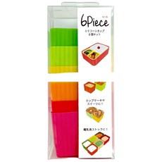 Sugar Land 矽膠杯 6入組 耐熱便當分裝盒 副食品分裝容器, 1組