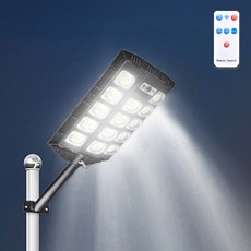 HK sell 솔가드 벽걸이 태양광 2835LED 364구 대형 가로등 조명 모션 센서등, 주광색