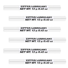 Nuanchu 지퍼 왁스 스냅 및 윤활제 스틱 6개 플라스틱 금속 윤활 보호용 윤활유 - 보트 캔버스 배낭 텐트 재킷 등에 이상적 (11.9g(0.45온스) 28529