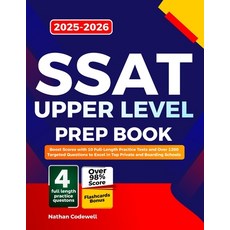 (英文圖書)SSAT UPPER LEVEL Prep Book 2025-2026: Boost Scores with 10 Full-Length Practice... 平裝版, Independently Published, 英文
