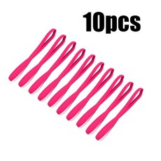 10 20개 얇은 탄력 헤어밴드 땀밴드 축구 러닝 헤어 액세서리 간단한 논슬립 스트레치, 10pcs Rose Red