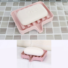 비누 받침대 물빠짐 화장실 싱크대 수세미 비누함, 1개