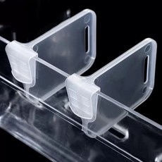 冰箱分隔夾 收納分類架 夾扣設計 自由調整, 萬用冰箱分隔版  H070, 20個