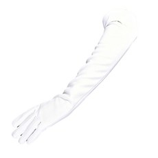 女式仿皮過肘長手套 50cm 春夏拍照道具