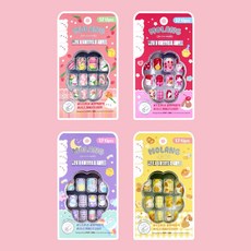몰랑 큐티 네일팁세트 (12pcs) / 어린이네일팁 초등학생네일팁 어린이네일아트 초등네일아트 손에붙이는손톱 초등학생네일아트 손톱꾸미기, 1개, 레드