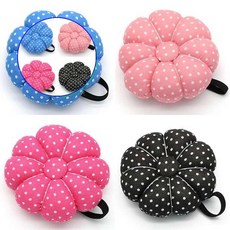 쌍문상회 지금 필요한 플라워 호박 바느질 손목스트랩형 핀쿠션 홀더 밴드 31872EA, 블루 UK00839