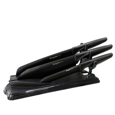 【JUSTCOOK 廚藝寶】304不鏽鋼食品級手動榨汁機 手壓榨汁機 橙汁壓榨器 果汁機, 拜格黑鋼刀4件刀具組