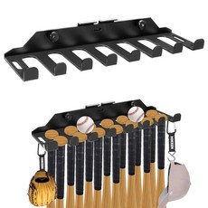 Hikeen 야구 배트 홀더 덕아웃 펜스 및 벽걸이 야구/소프트볼 랙 튼튼한 스틸 보관 14개의 189554, Hikeen 야구 배트 홀더, 덕아웃 펜스 및 벽걸이