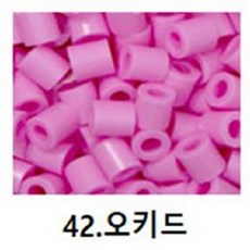 쁘띠앤맘 펄러비즈 리필비즈 컬러비즈 부자재, 오키드, 1개