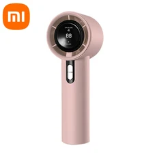 Xiaomi 초저소음 휴대용 팬 100 속도 ​ LED 표시기가 있는 사무실 및 여행용 USB 충전식 미니 터보, 05 Pink