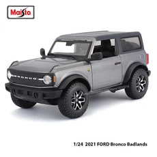 Maisto 1:24 새로운 포드 2020 머스탱 쉘비 GT500 합금 자동차 모델 수공예 장식 컬렉션 장난감 도구 선물, 02 2021 Ford Bronco