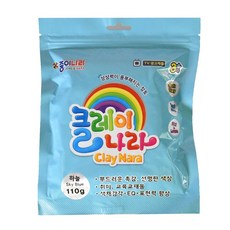 종이나라 아이 클레이 클레이나라 110g, 하늘, 1개