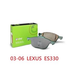 ELIG 陶瓷 GG 等級 煞車來令片 適用於 03-06 LEXUS ES330, 1個, 後輪FF等級一組四片(2輪份)