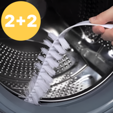 말끔당 만능 미세모 세탁기 틈새 청소 솔 브러쉬, 4개, 흰색