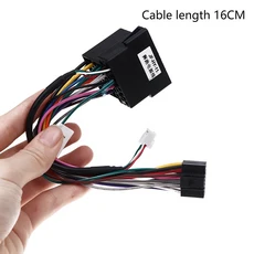 안드로이드 차량용 라디오용 16P 전원 케이블 - GPS 스테레오 MP5 플레이어 코드(휴대용 멀티미디어 액세서