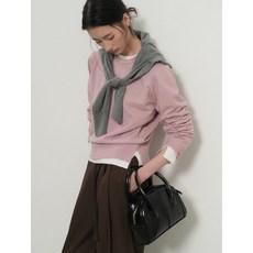 GENERALIDEA 릴렉스드 에센셜 크루넥 풀오버 [ASH PINK] / GF1LKP510 103424