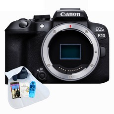 [포토리뷰이벤트] 캐논 EOS R10 BODY + 악세사리 4종 패키지 / 액정보호필름+융+청소도구+리더기 _WJK