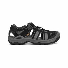 Teva 남성용 M Omnium 2 가죽 샌들 블랙.