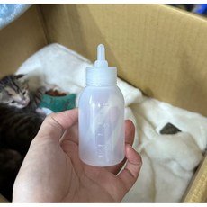 寵物奶瓶 塑膠奶瓶 奶貓 奶狗專用餵奶器, 新款透白60ml, 1個